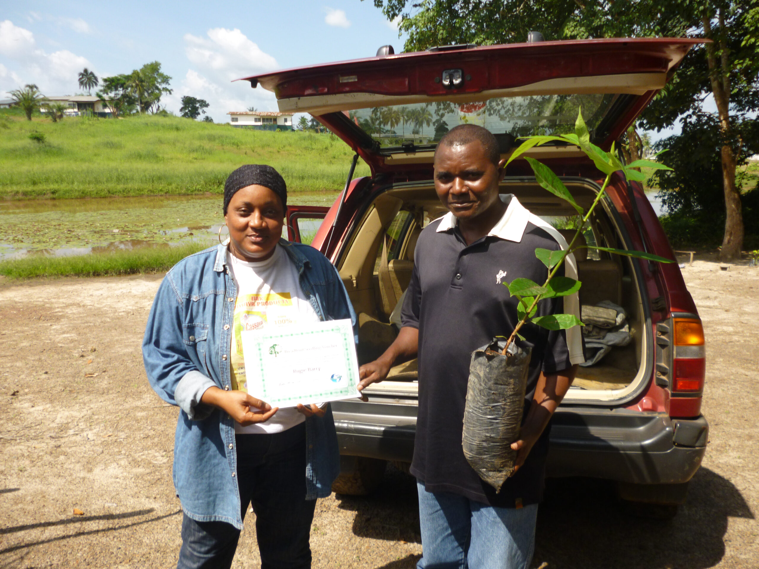 FarmersReceivingTreesLiberia